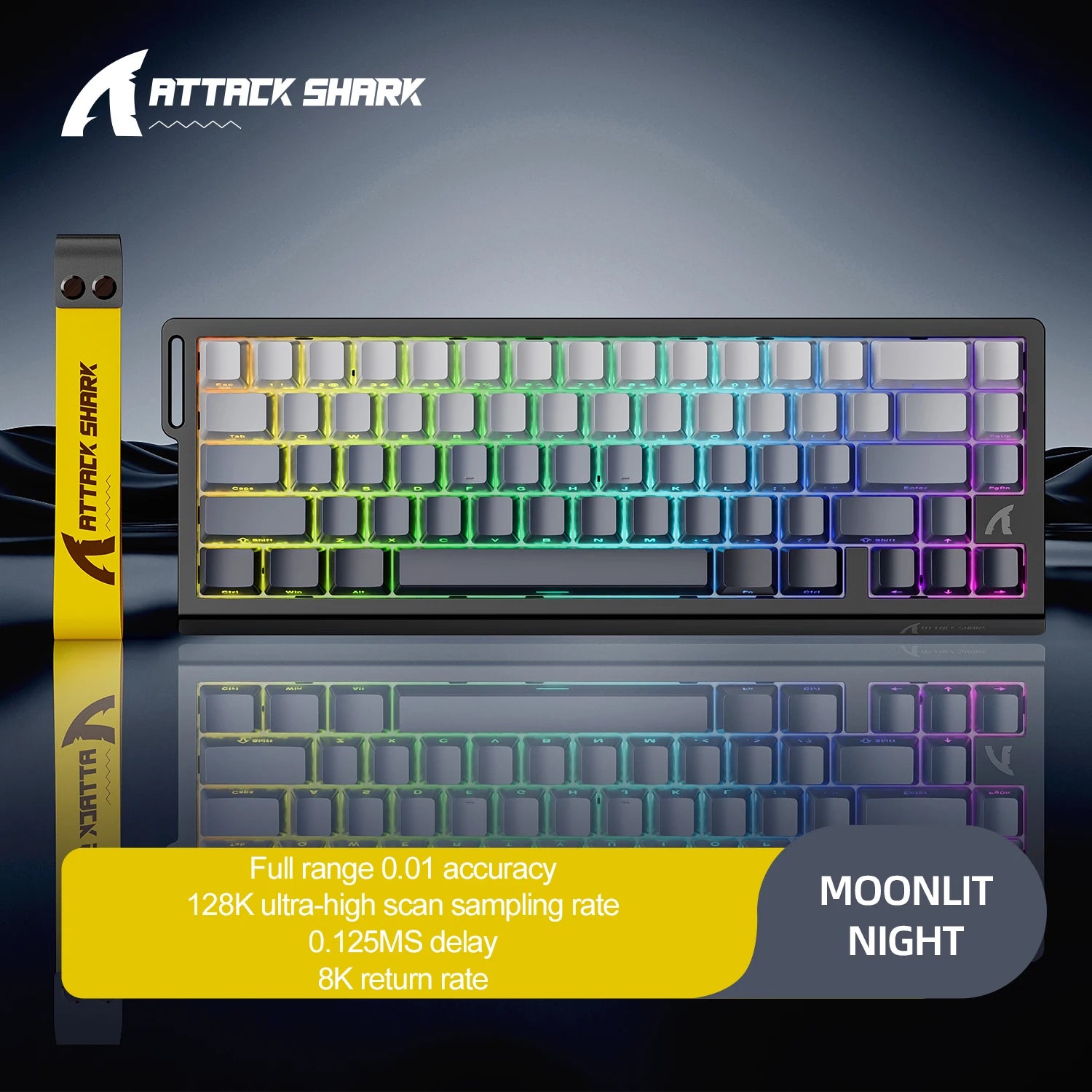 ATTACK SHARK X68Pro HE – Teclado Magnético 65% | 8000Hz | Rapid Trigger