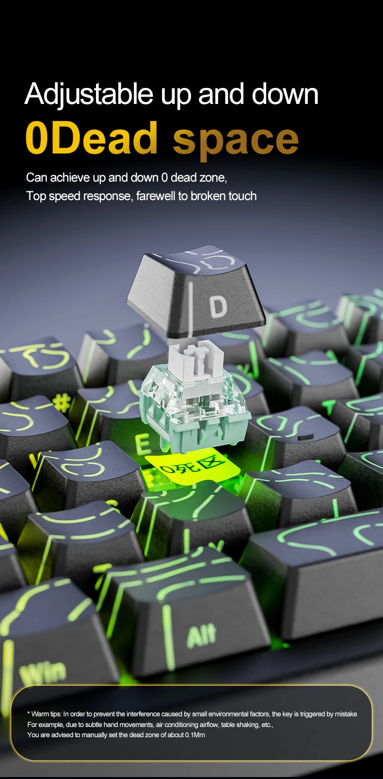 ATTACK SHARK X68Pro HE – Teclado Magnético 65% | 8000Hz | Rapid Trigger