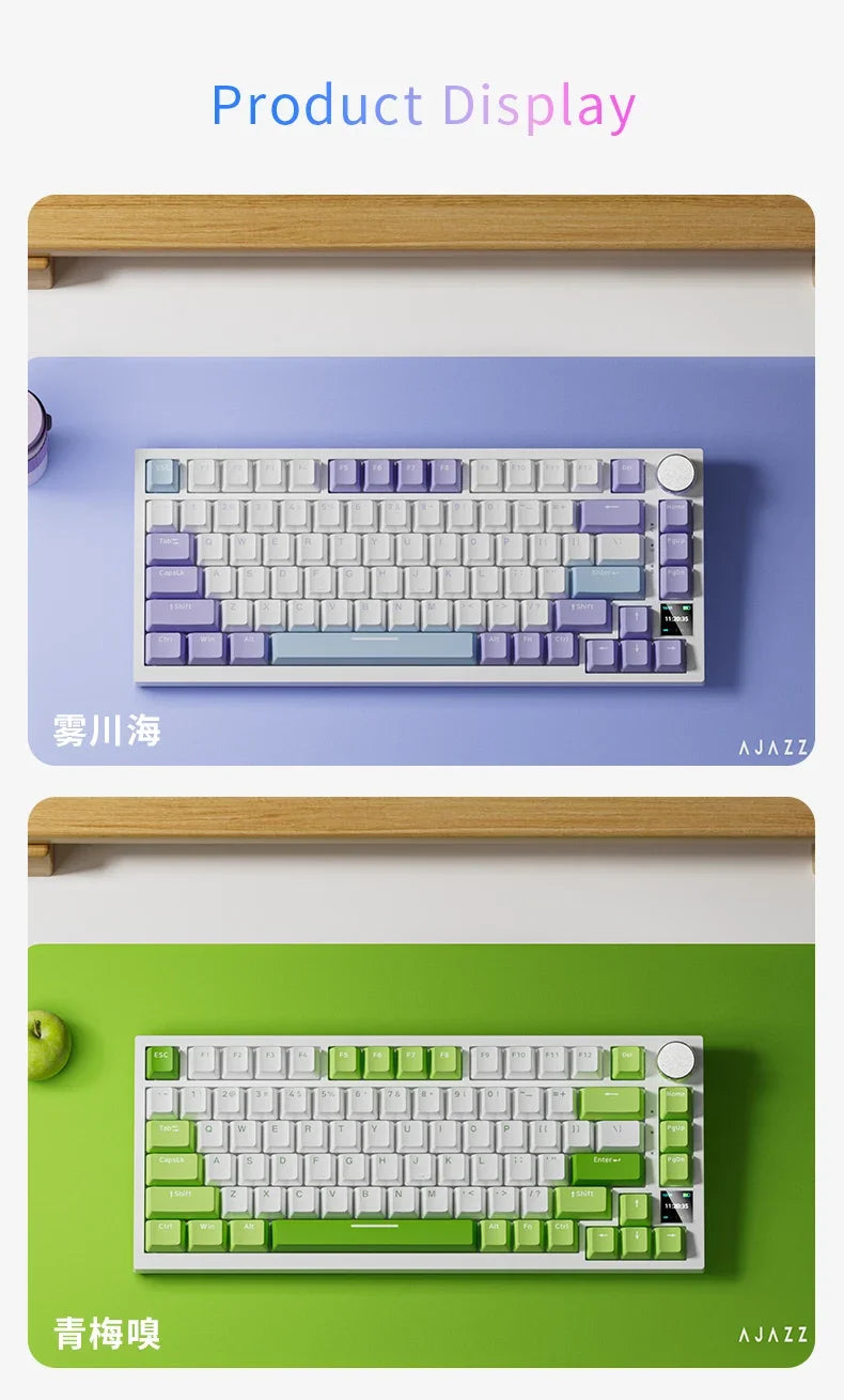 AJAZZ AK820 – Teclado Mecânico Gaming | Gasket | RGB | PBT