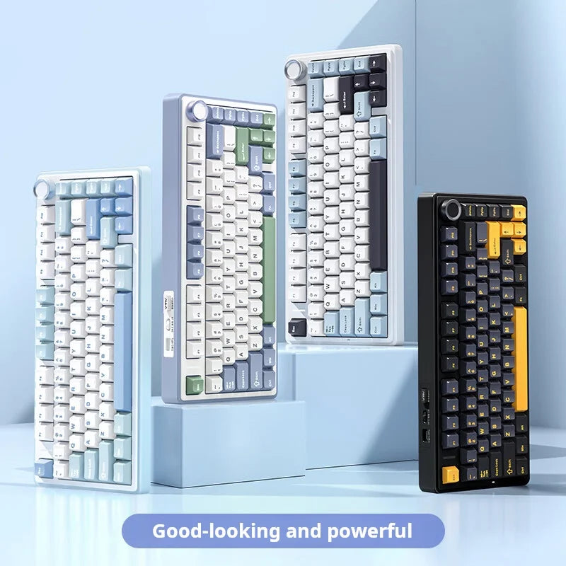 AULA F75 – Teclado Mecânico Sem Fio 75% | Gasket | Hot-Swap | RGB