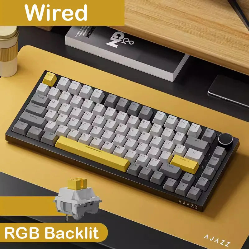AJAZZ AK820 – Teclado Mecânico Gaming | Gasket | RGB | PBT