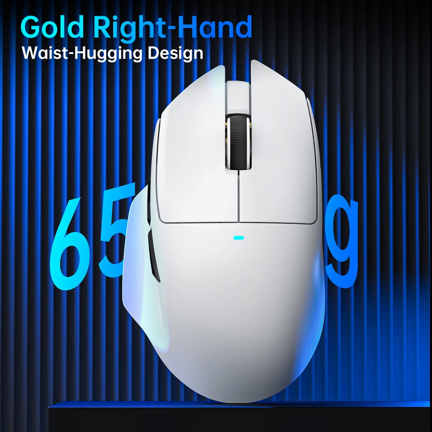 ATTACK SHARK V6 Macro Gaming Mouse,Tri-Mode Connection,25KDPI,Touch Magnetic Charging Base, Wireless Mouse