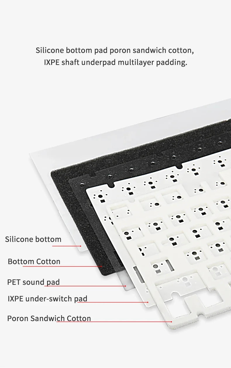 AJAZZ AK820 – Teclado Mecânico Gaming | Gasket | RGB | PBT