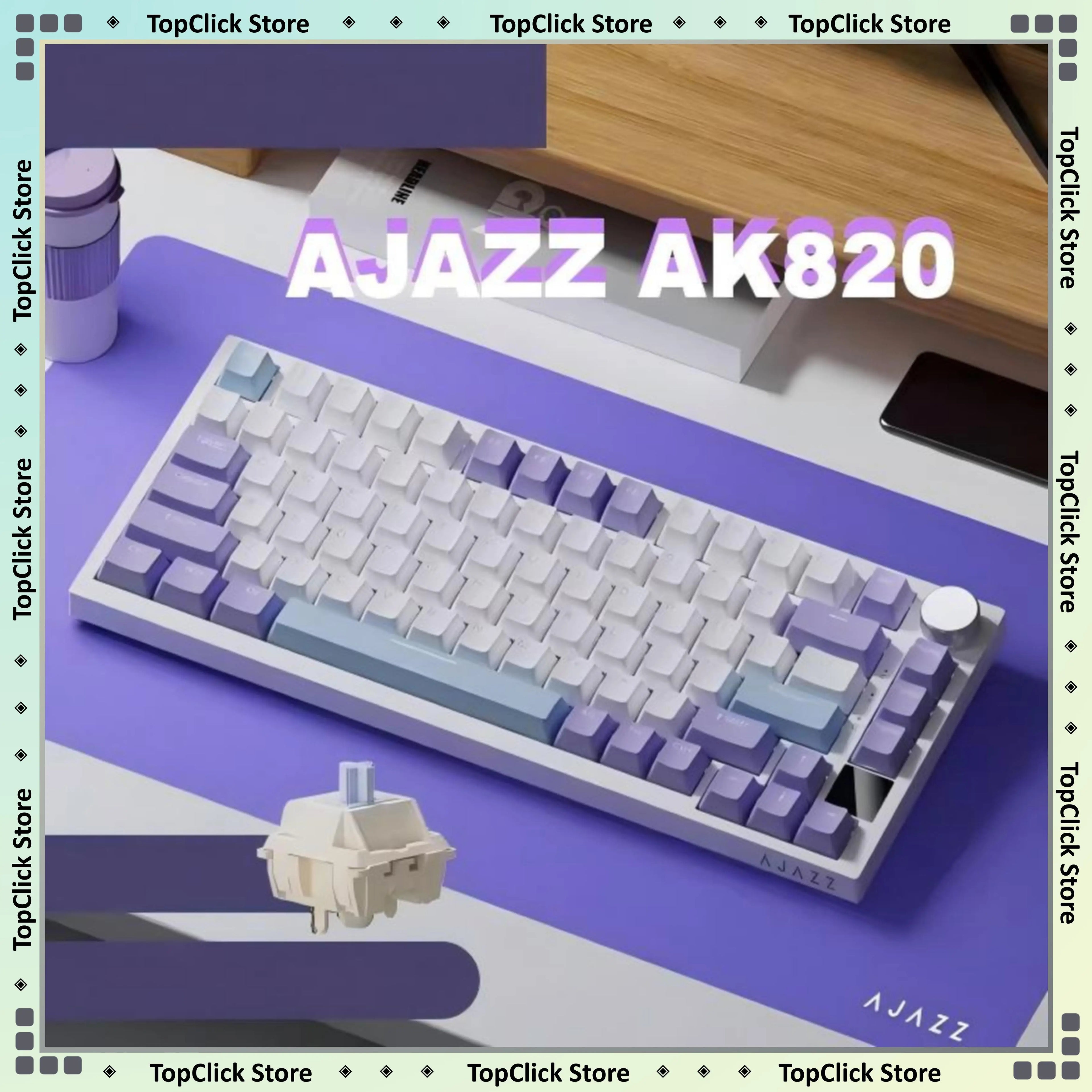 AJAZZ AK820 – Teclado Mecânico Gaming | Gasket | RGB | PBT
