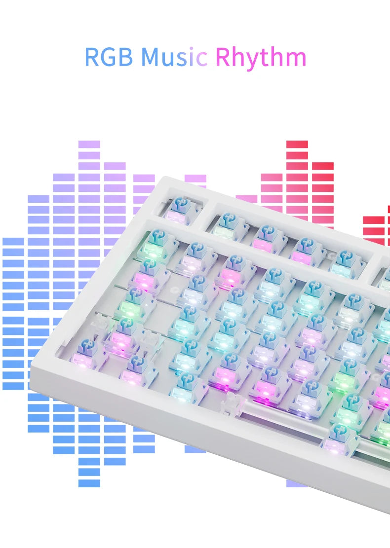AJAZZ AK820 – Teclado Mecânico Gaming | Gasket | RGB | PBT