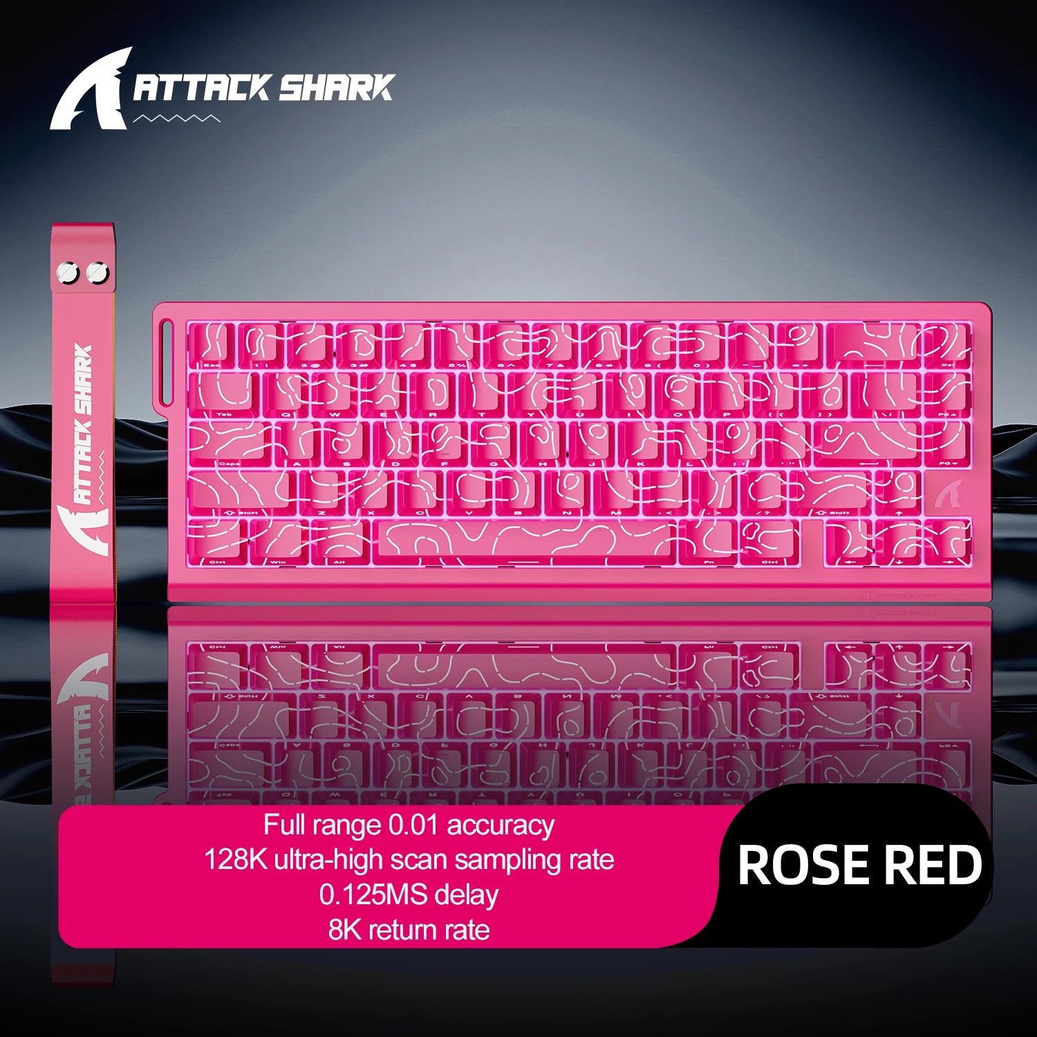 ATTACK SHARK X68Pro HE – Teclado Magnético 65% | 8000Hz | Rapid Trigger
