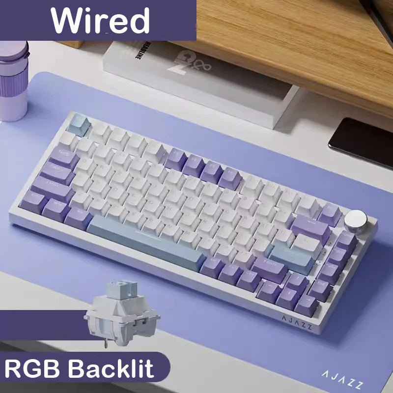 AJAZZ AK820 – Teclado Mecânico Gaming | Gasket | RGB | PBT
